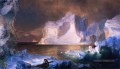 Le paysage des icebergs Rivière Hudson Frederic Edwin Church Montagne